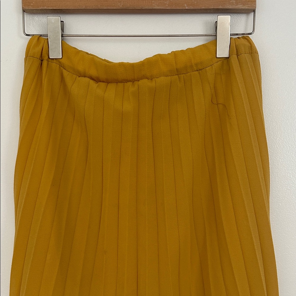Flamingo Urban Mustard and Cream Midi Skirt - Picture 3 of 5